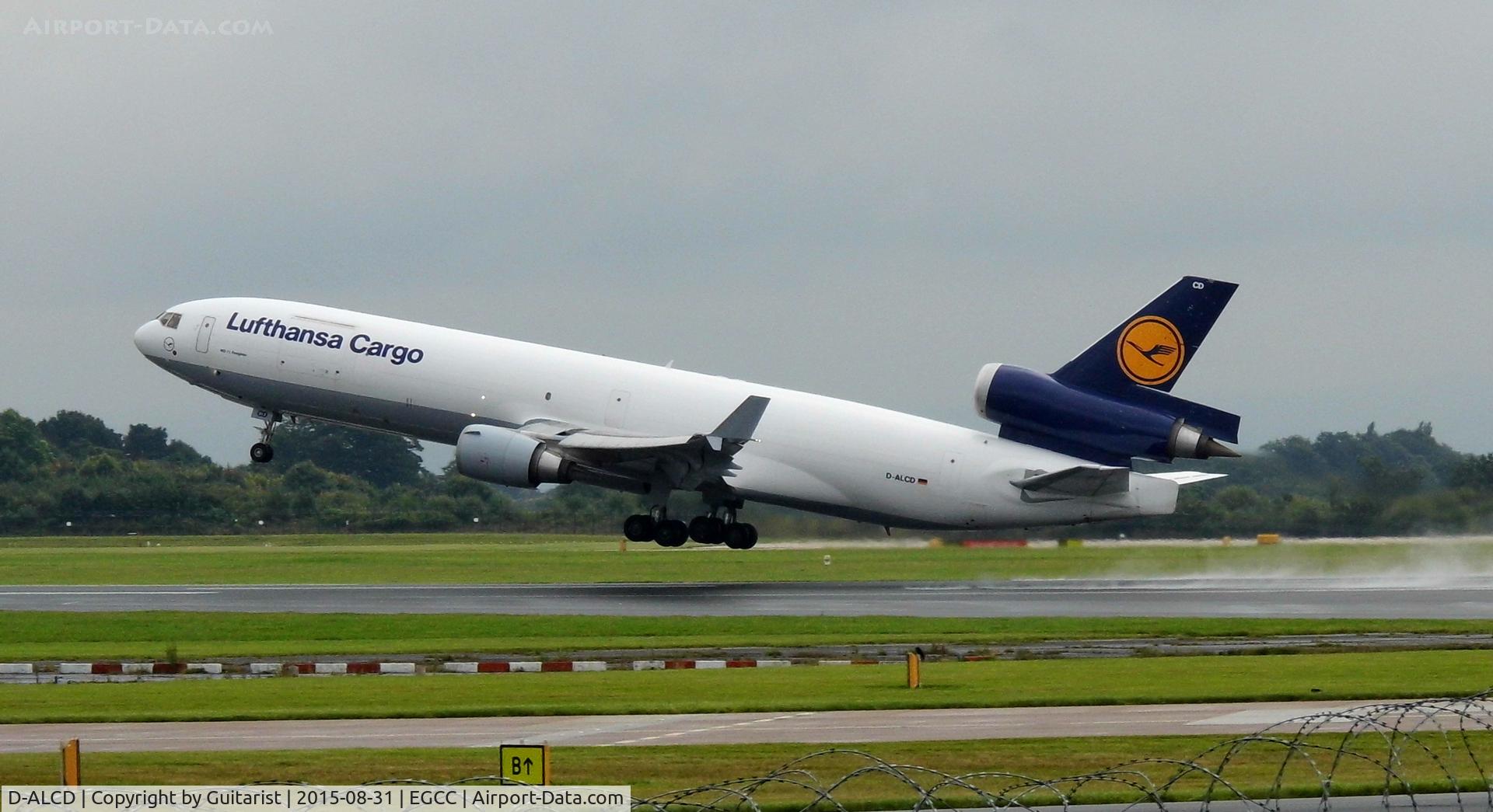 D-ALCD, 1998 McDonnell Douglas MD-11F C/N 48784, At Manchester