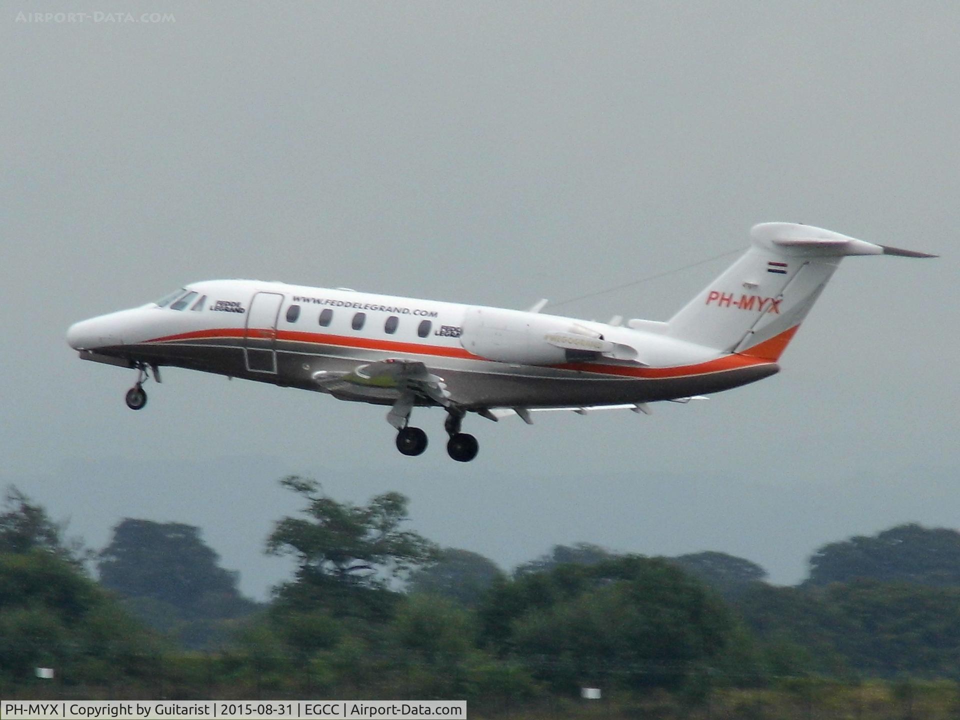 PH-MYX, 2000 Cessna 650 Citation VII C/N 650-7117, At Manchester