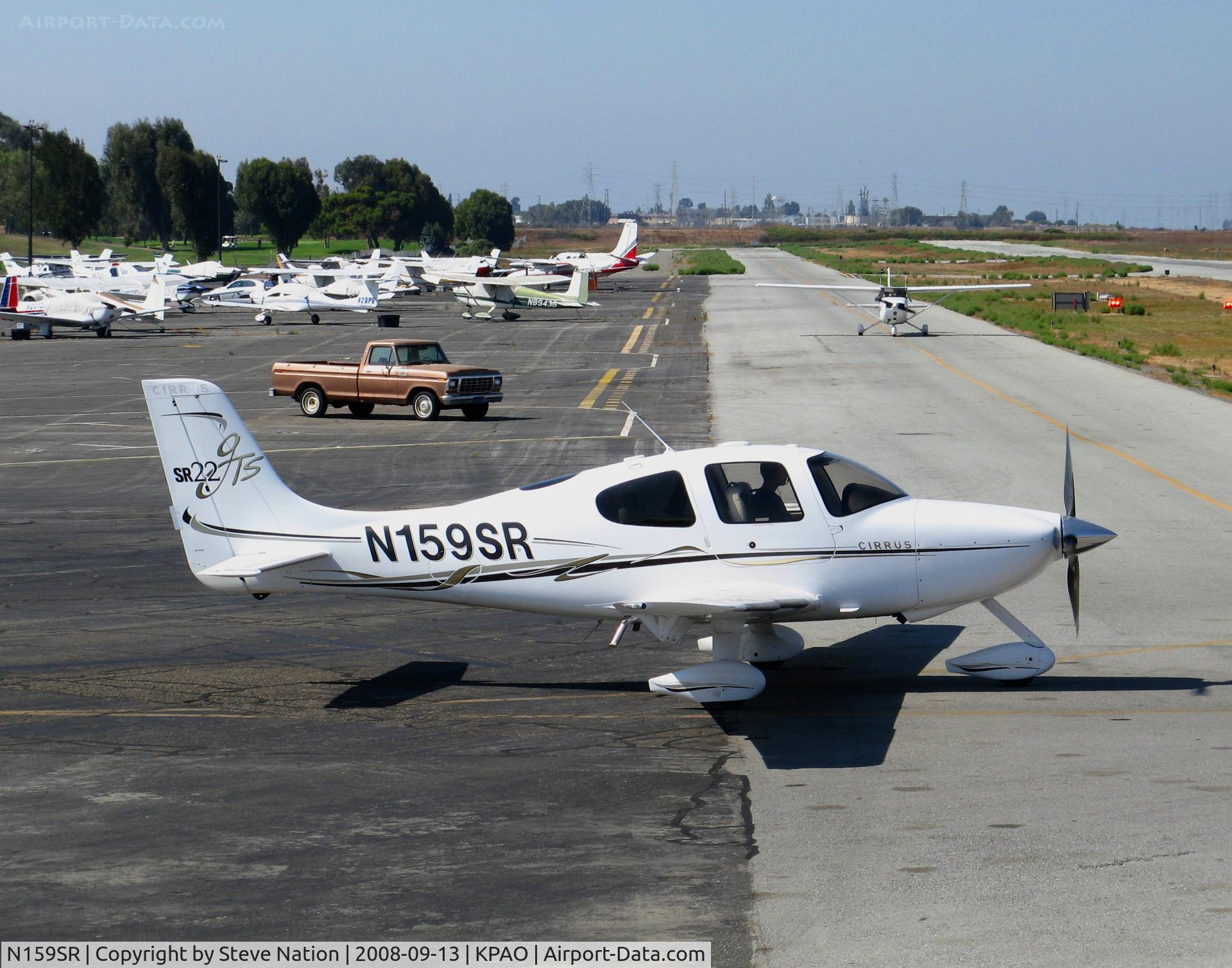 N159SR, 2006 Cirrus SR22 GTS C/N 2170, 2006 Cirrus SR22 taxiing for take-off @ Palo Alto Municipal Airport, CA