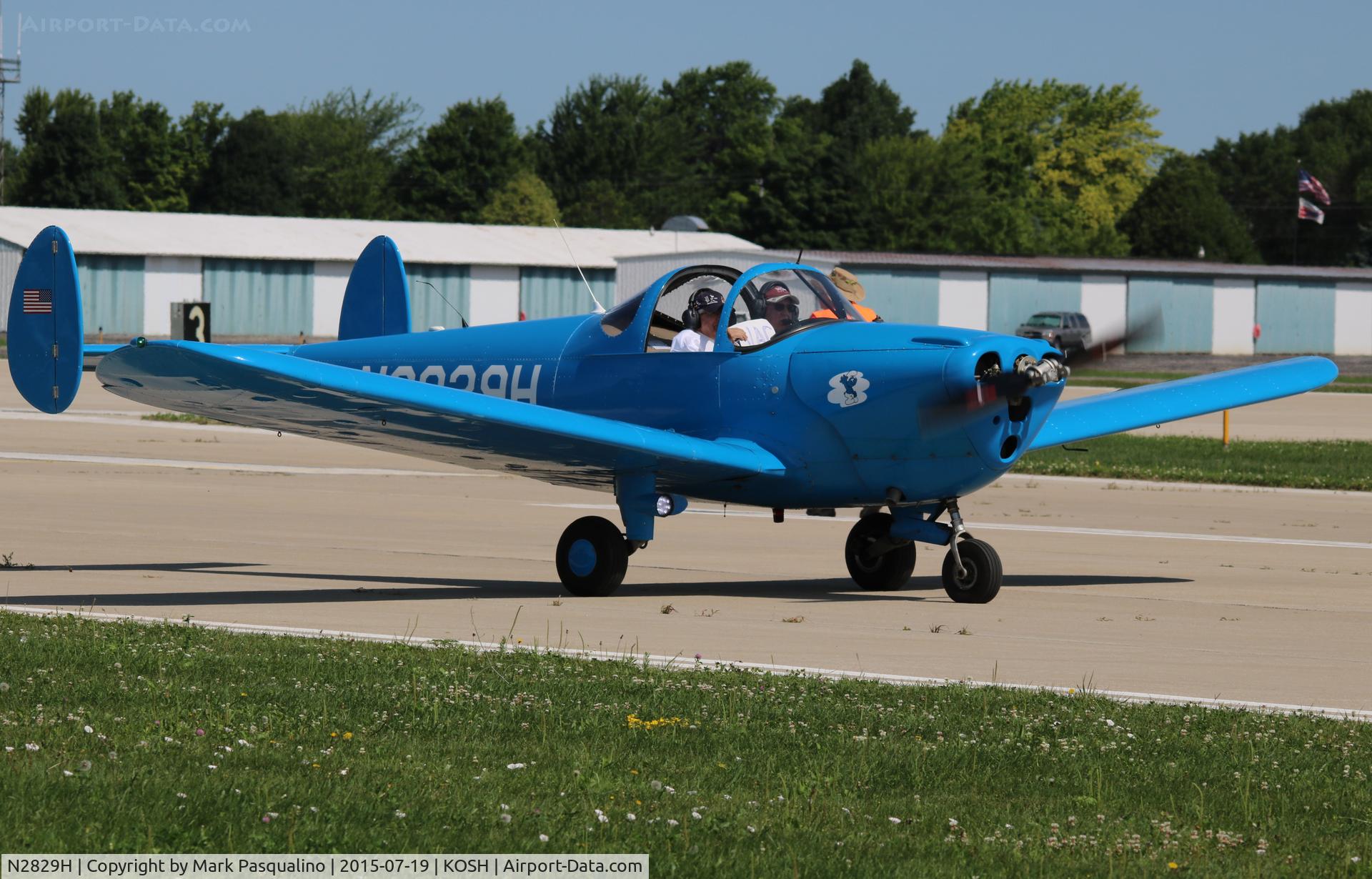 N2829H, 1946 Erco 415C Ercoupe C/N 3454, Ercoupe 415-C