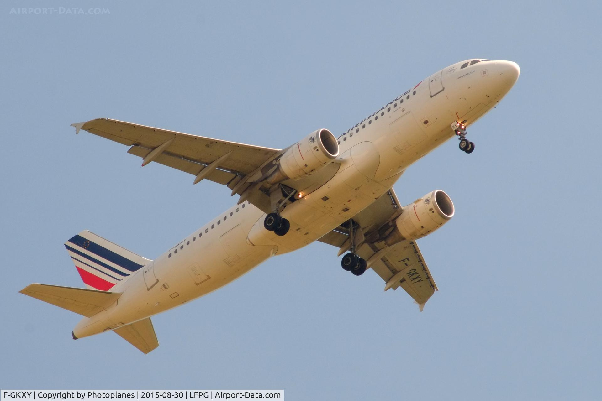 F-GKXY, 2009 Airbus A320-214 C/N 4137, Landing to CDG