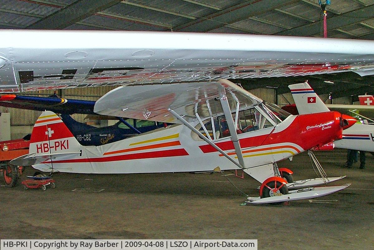 HB-PKI, 1961 Piper PA-18-150 Super Cub C/N 18-7692, Piper PA-18-150 Super Cub [18-7692] Luzern/Beromunster~HB 08/04/2009