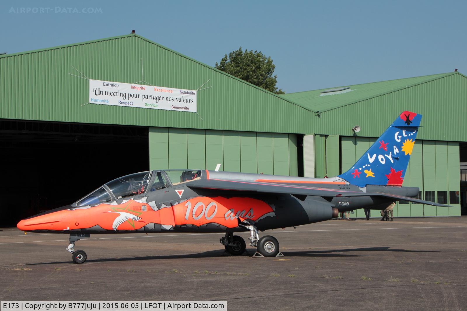 E173, Dassault-Dornier Alpha Jet E C/N E173, spécial scheme for 100 years of Tours Air base