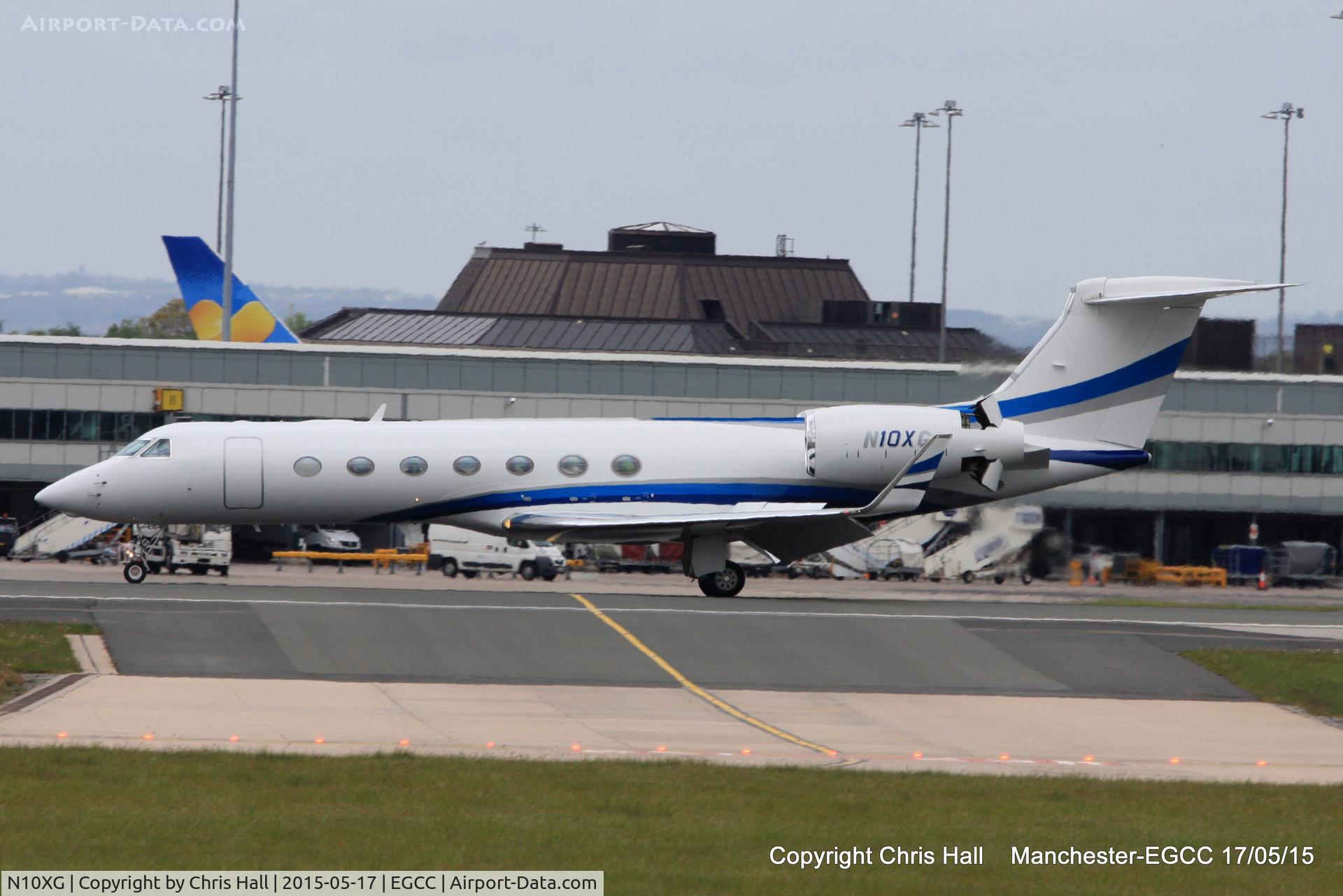 N10XG, 2008 Gulfstream Aerospace GV-SP (G550) C/N 5186, landing on RW23R