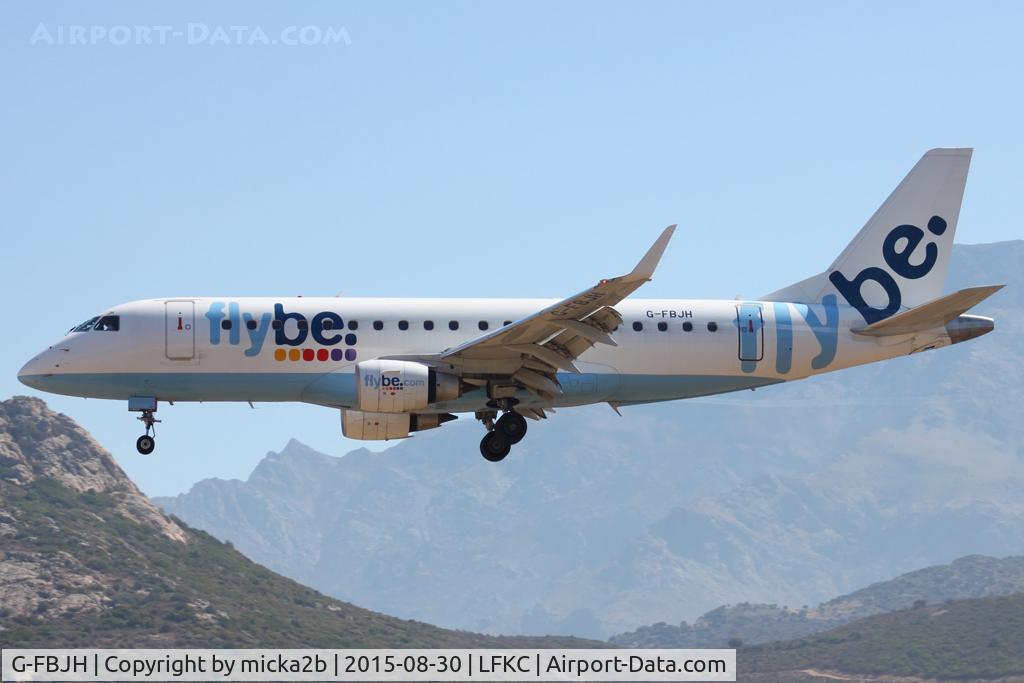G-FBJH, 2012 Embraer 175STD (ERJ-170-200) C/N 17000351, Landing