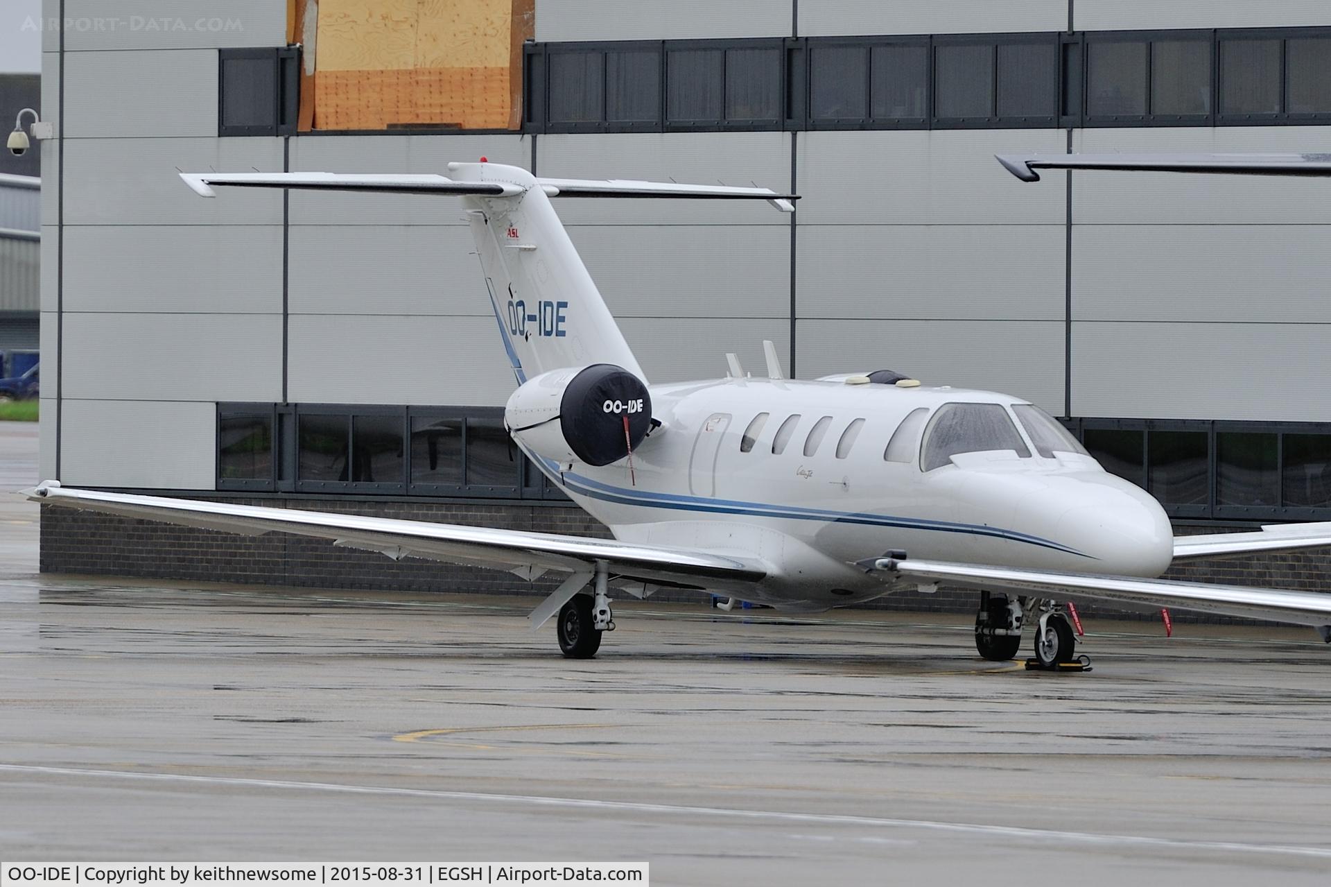 OO-IDE, 1993 Cessna 525 CitationJet C/N 525-0037, Damp Visitor.