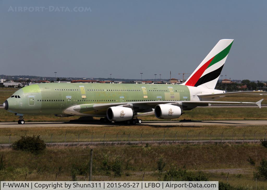 F-WWAN, 2015 Airbus A380-861 C/N 201, C/n 0201 - For Emirates
