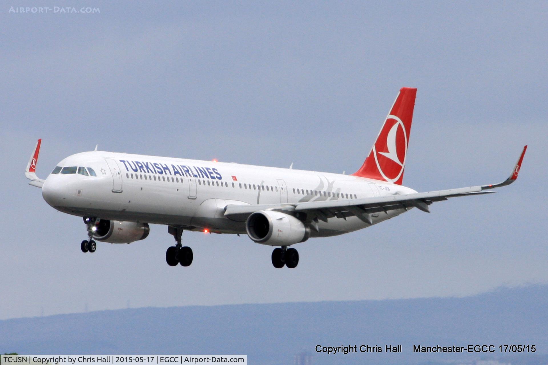 TC-JSN, 2015 Airbus A321-231 C/N 6508, Turkish Airlines