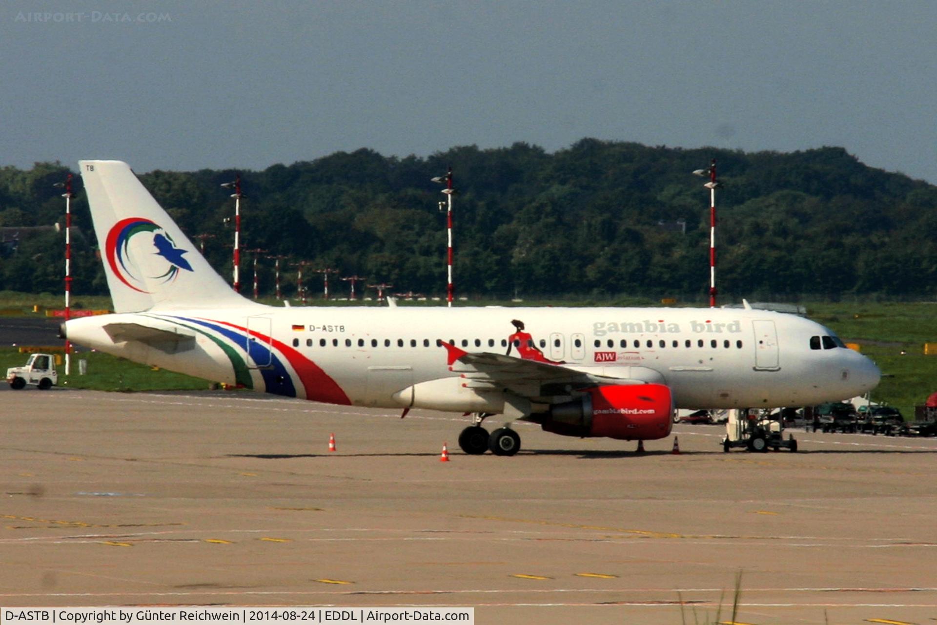 D-ASTB, 2011 Airbus A319-112 C/N 4691, Gambia bird
