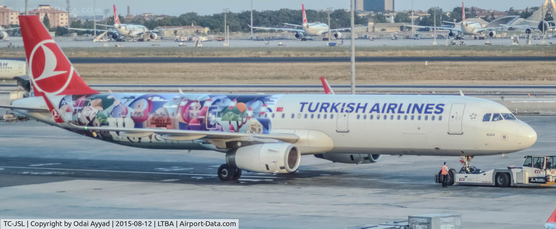 TC-JSL, 2011 Airbus A321-231 C/N 5667, Turkish Airlines SL A321 With its Eid Livery