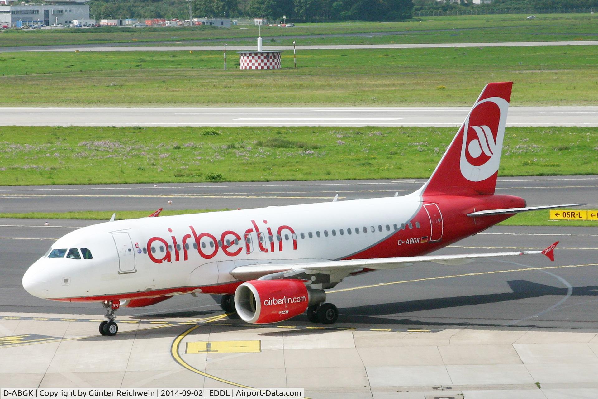 D-ABGK, 2008 Airbus A319-112 C/N 3447, taxiing