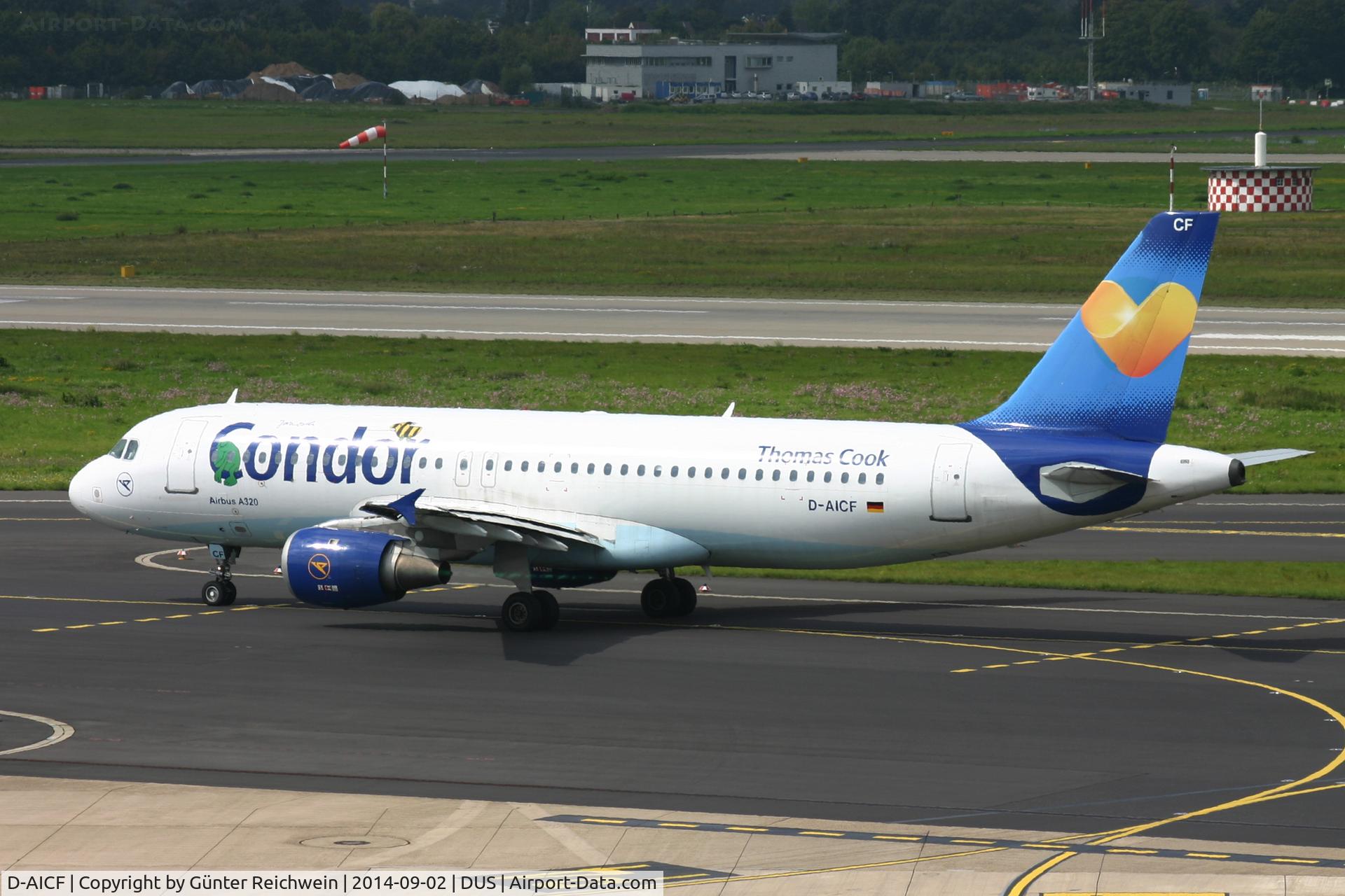 D-AICF, 1998 Airbus A320-212 C/N 0905, taxiing