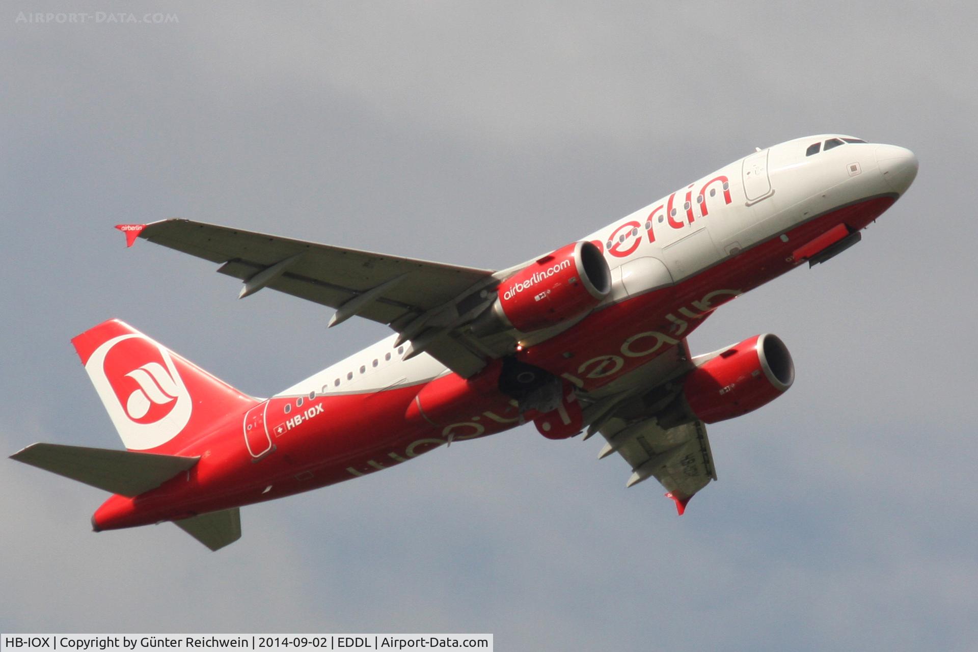 HB-IOX, 2008 Airbus A319-112 C/N 3604, Departing
