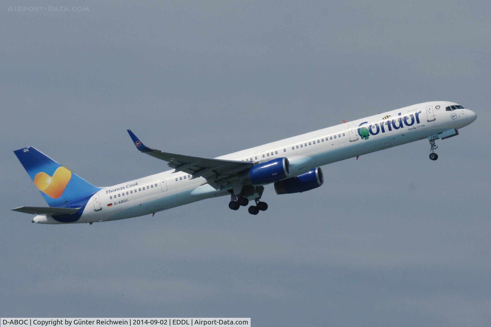 D-ABOC, 1998 Boeing 757-330 C/N 29015, Departing
