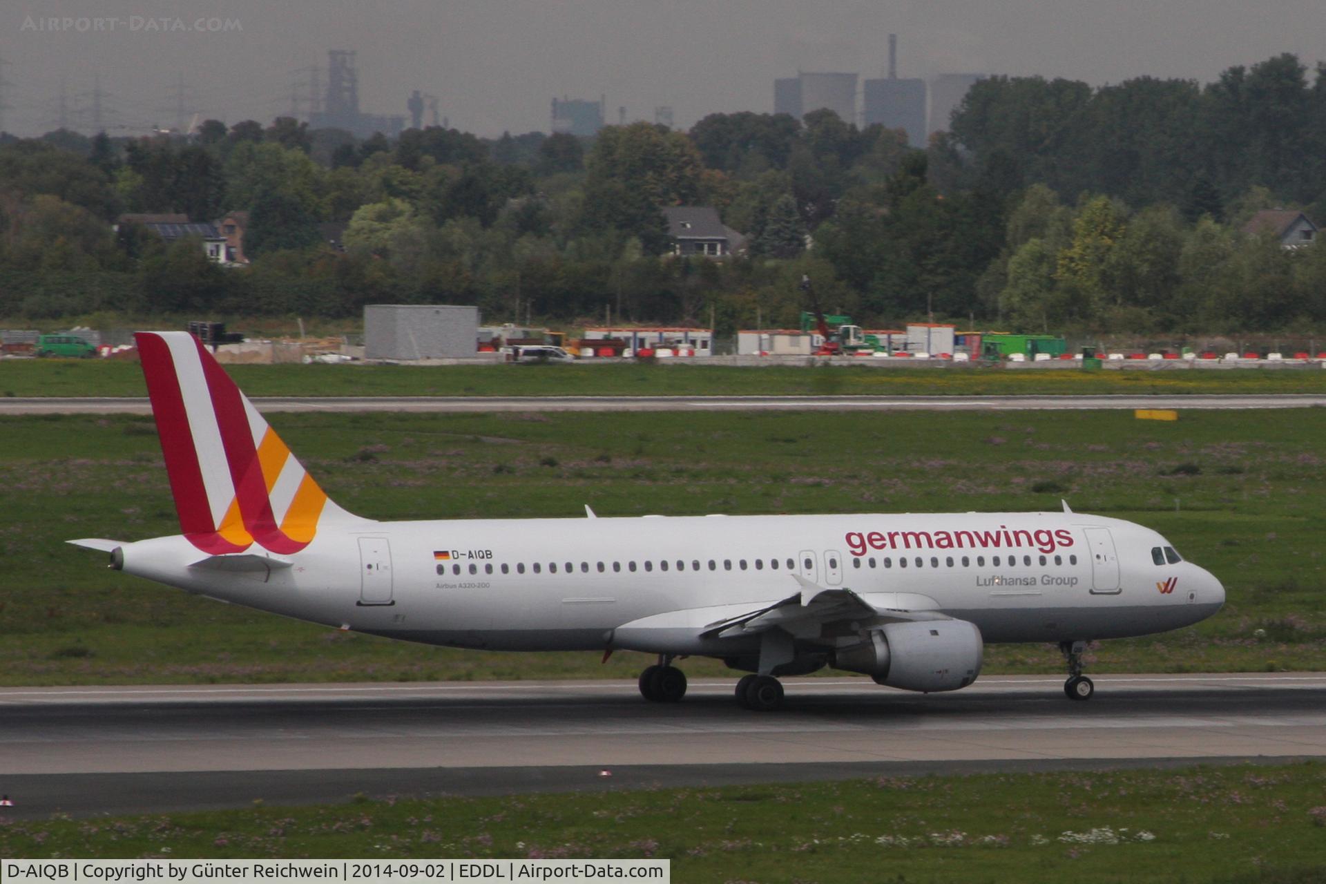 D-AIQB, 1991 Airbus A320-211 C/N 0200, arriving