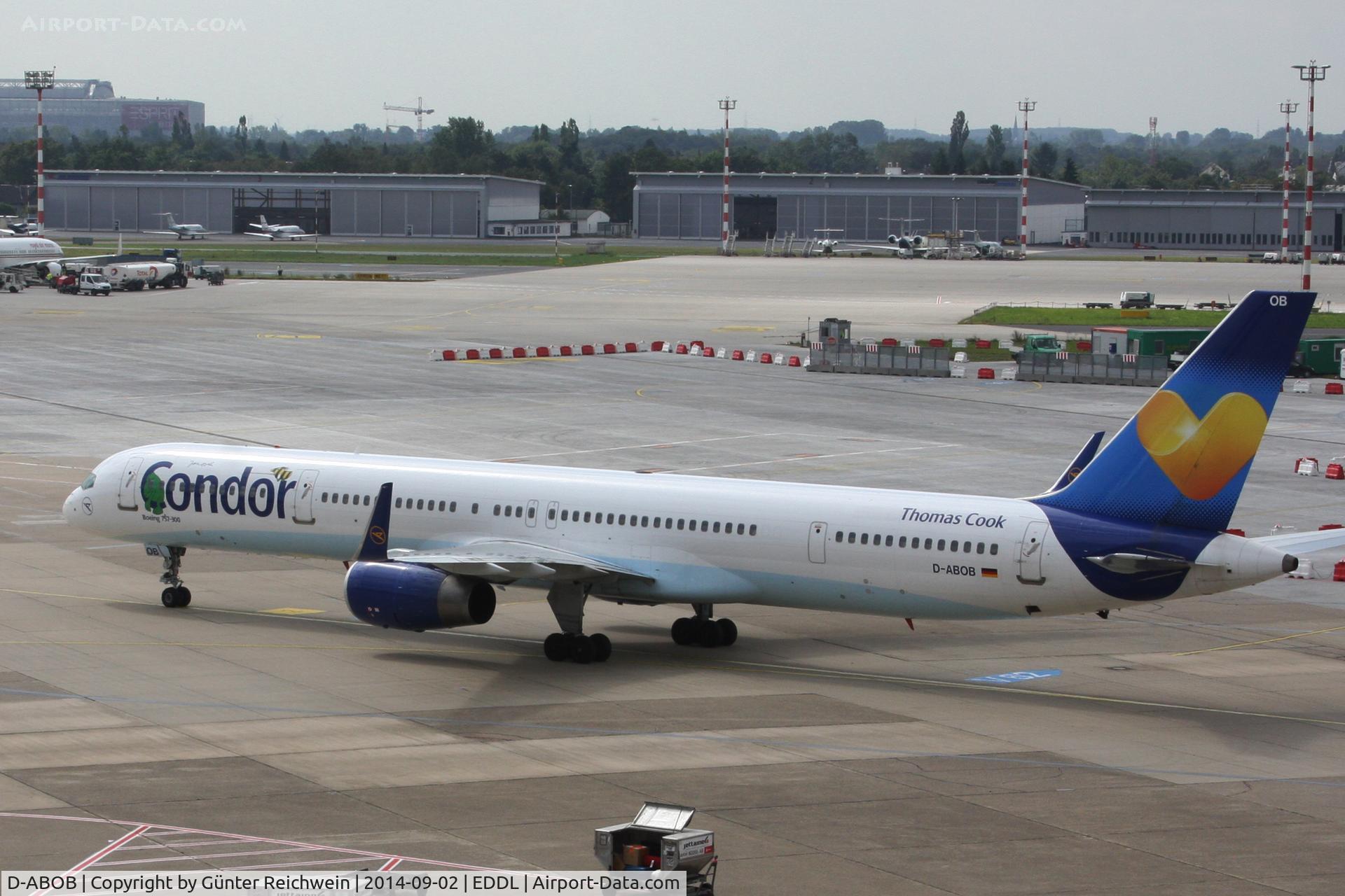 D-ABOB, 1998 Boeing 757-330 C/N 29017, On apron