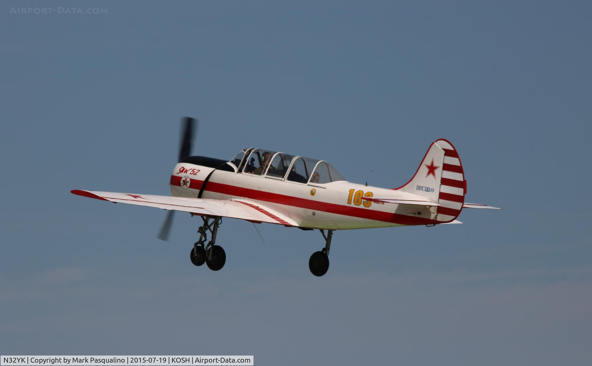 N32YK, 1986 Yakovlev Yak-52 C/N 866907, YAK-52