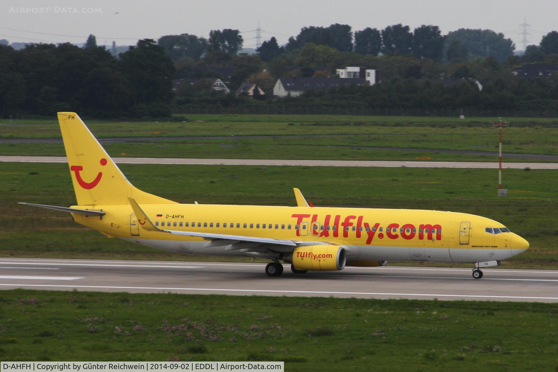 D-AHFH, 1999 Boeing 737-8K5 C/N 27983, arriving