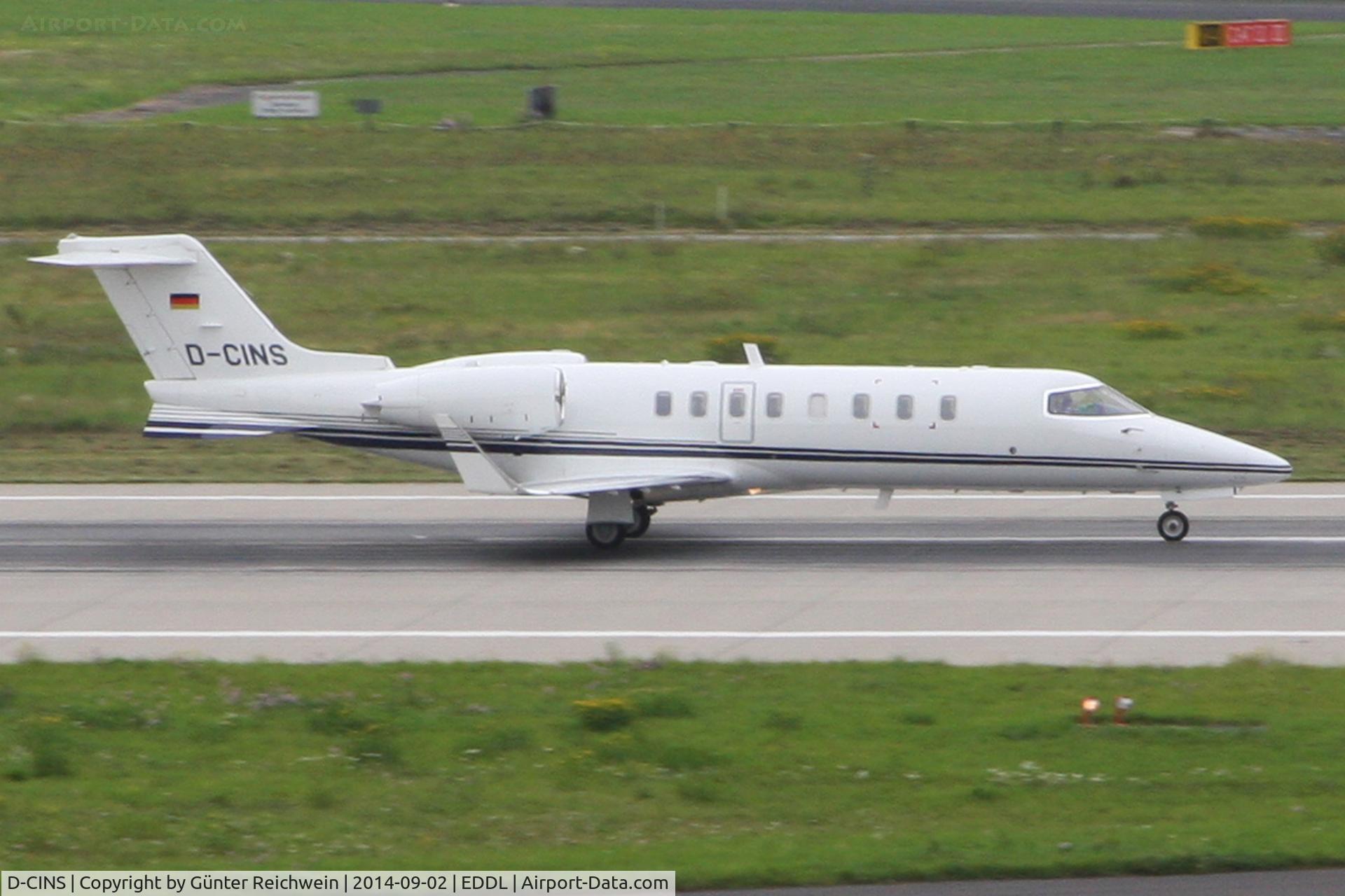 D-CINS, 2007 Learjet 45 C/N 45-347, arriving