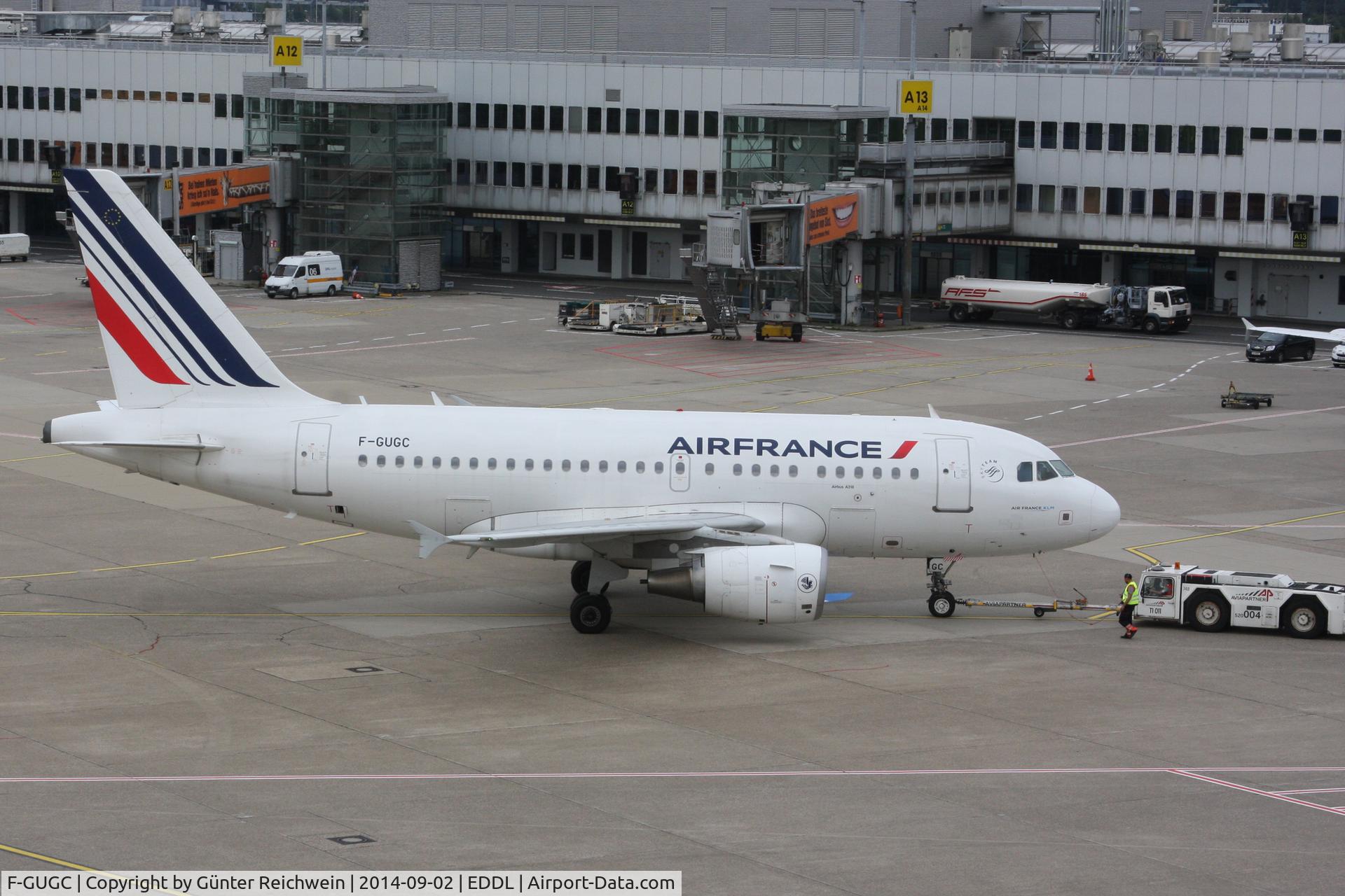 F-GUGC, 2002 Airbus A318-111 C/N 2071, At Terminal 1
