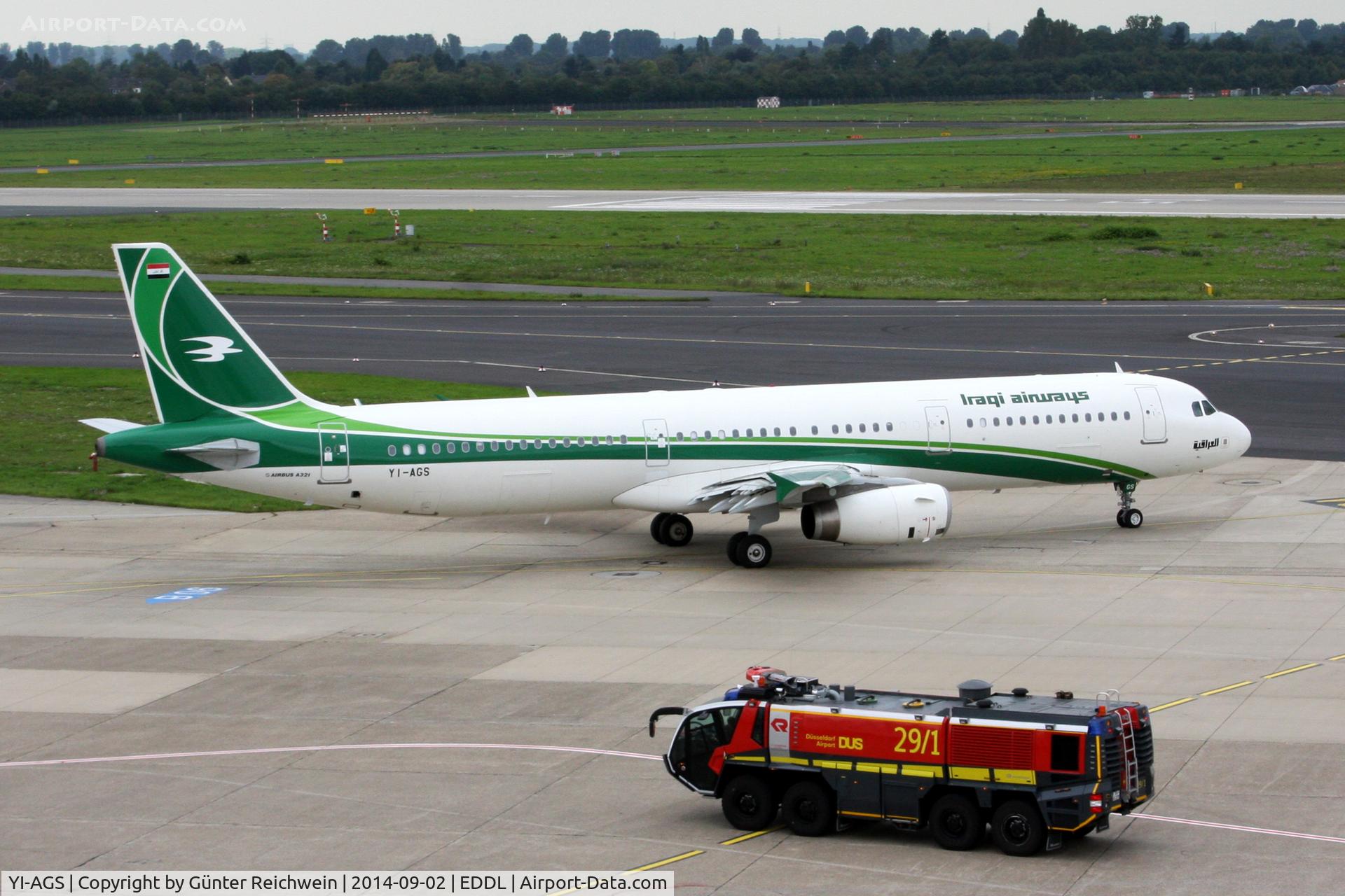 YI-AGS, 2009 Airbus A321-231 C/N 4044, Taxiing
