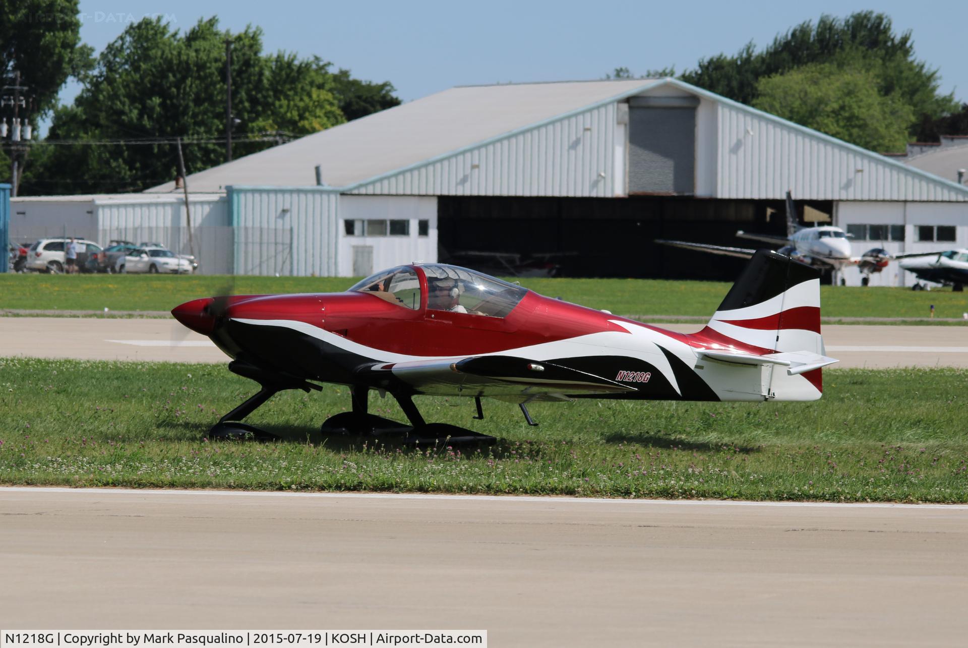 N1218G, 2012 Vans RV-6A C/N 25085, Vans RV-6A