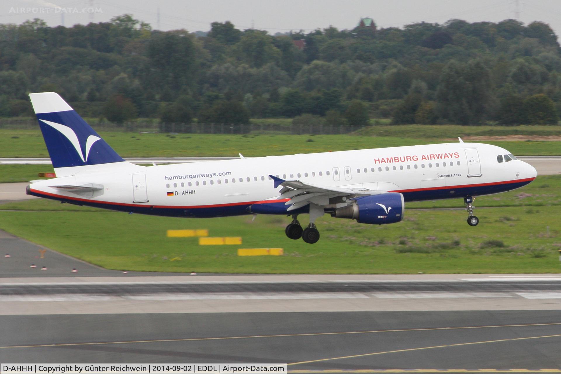 D-AHHH, 1997 Airbus A320-214 C/N 714, Arriving