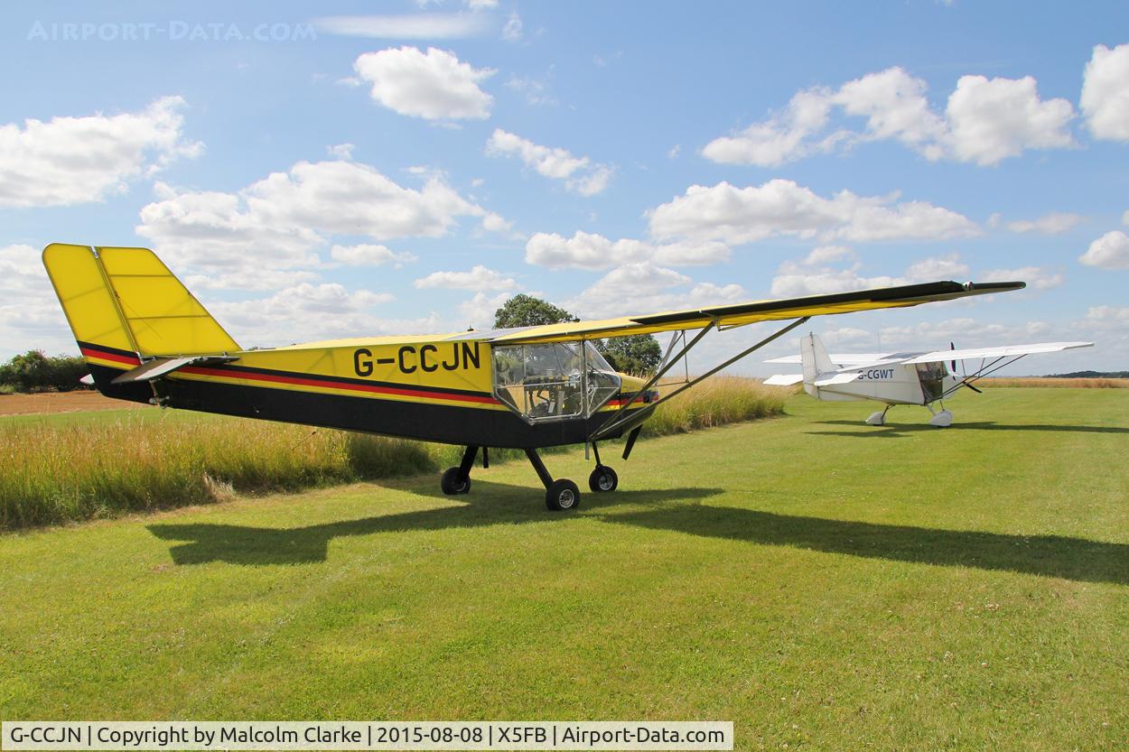 G-CCJN, 2005 Rans S-6ES Coyote II C/N PFA 204-13575, Rans S-6ES Coyote II at Fishburn Airfield, August 8th 2015.