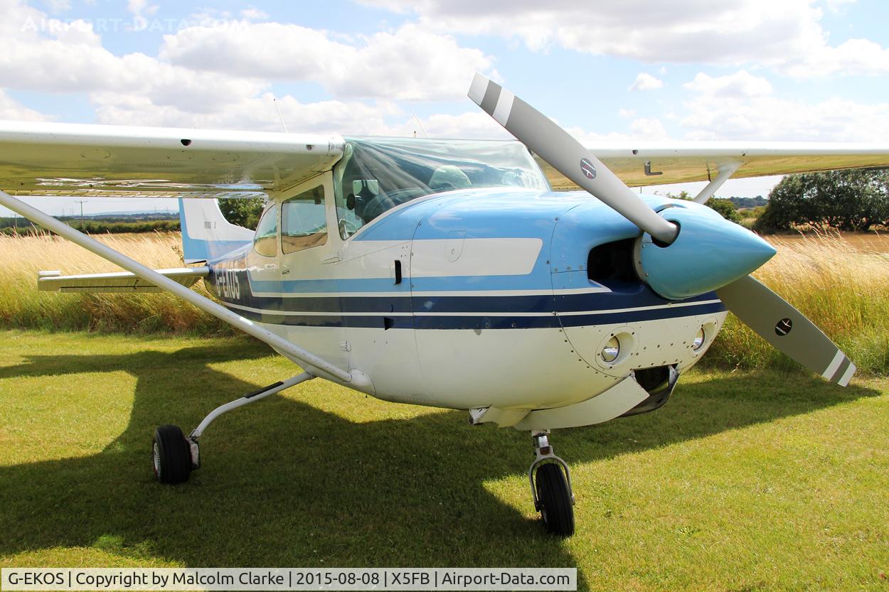 G-EKOS, 1978 Reims FR182 Skylane RG C/N 0017, Reims FR182 at Fishburn Airfield, August 8th 2015.