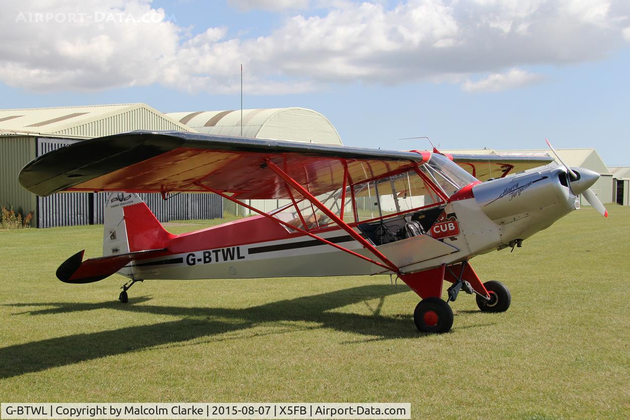 G-BTWL, 1992 Wag-Aero Sport Trainer C/N PFA 108-10893, Wag-Aero Sport Trainer at Fishburn Airfield, August 7th 2015.