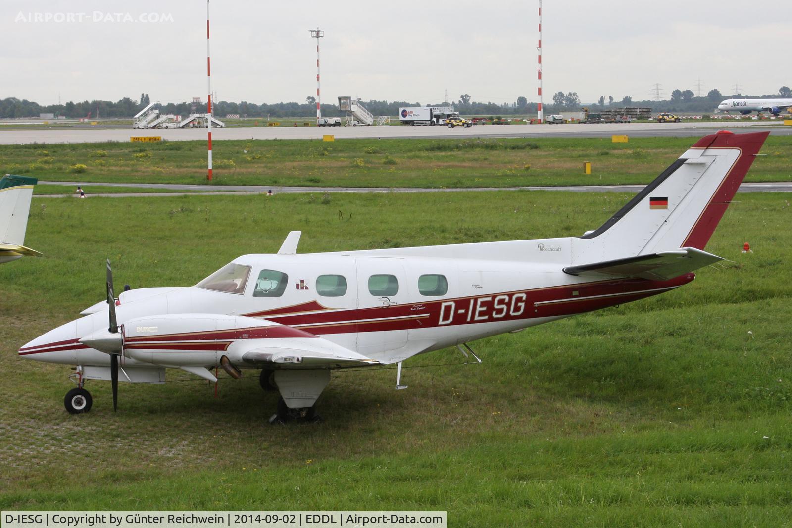 D-IESG, 1975 Beech B-60 Duke C/N P-341, Parked at GAT