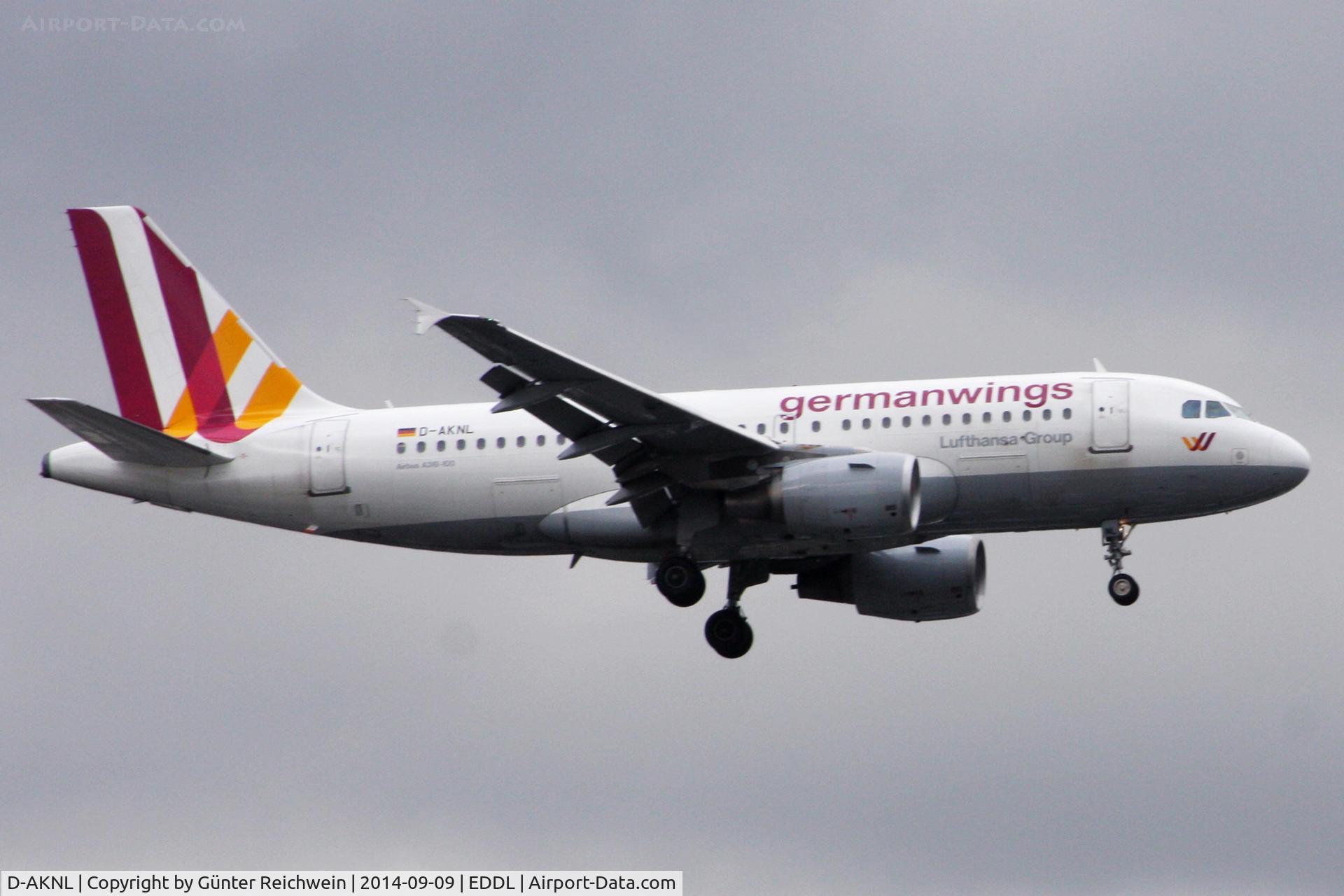 D-AKNL, 1999 Airbus A319-112 C/N 1084, Arriving