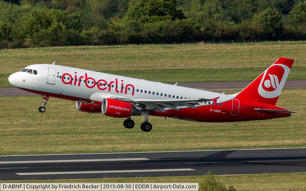 D-ABNF, 2003 Airbus A320-214 C/N 1961, departure to Palma