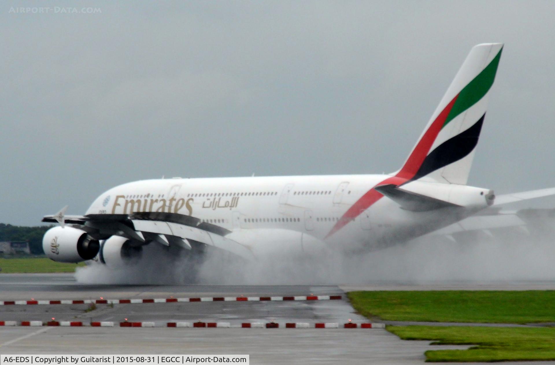A6-EDS, 2011 Airbus A380-861 C/N 086, At Manchester