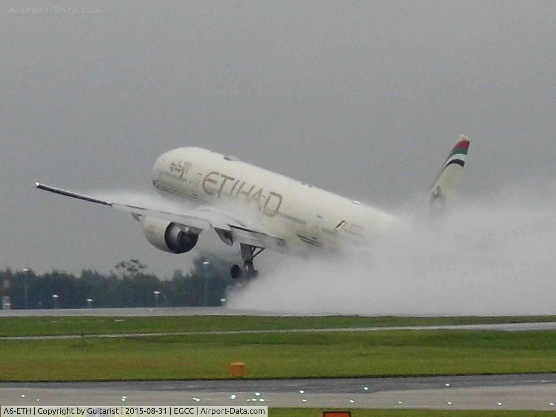 A6-ETH, 2011 Boeing 777-3FX/ER C/N 39683, At Manchester