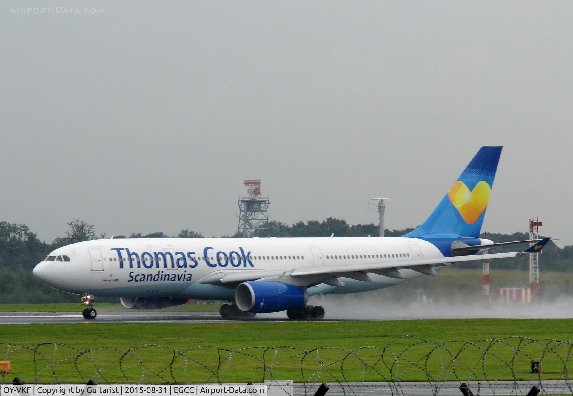 OY-VKF, 1999 Airbus A330-243 C/N 309, At Manchester