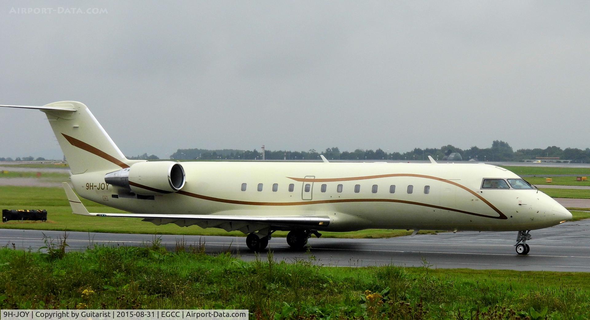 9H-JOY, 2002 Bombardier CRJ-200ER (CL-600-2B19) C/N 7644, At Manchester