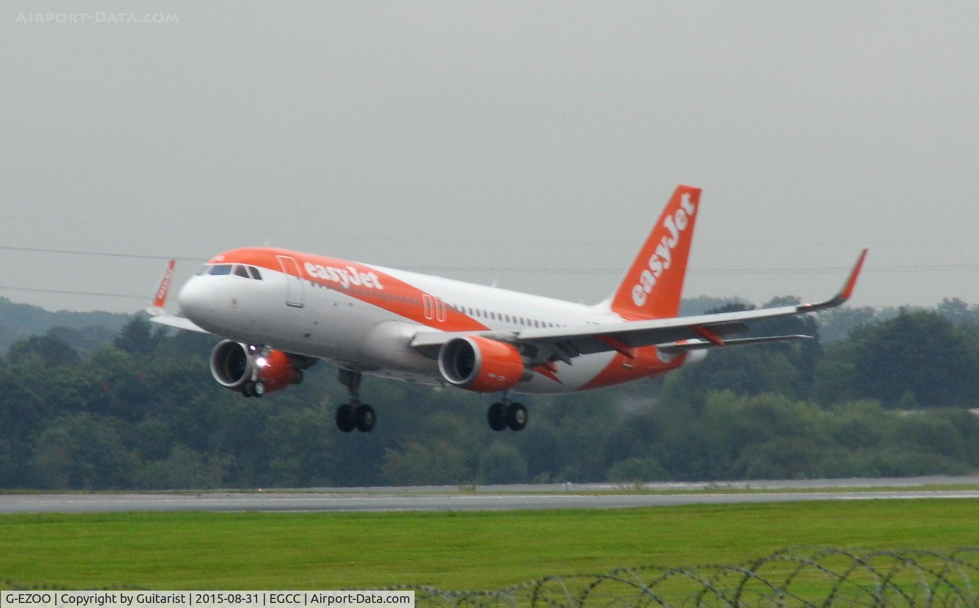 G-EZOO, 2015 Airbus A320-214 C/N 6606, At Manchester