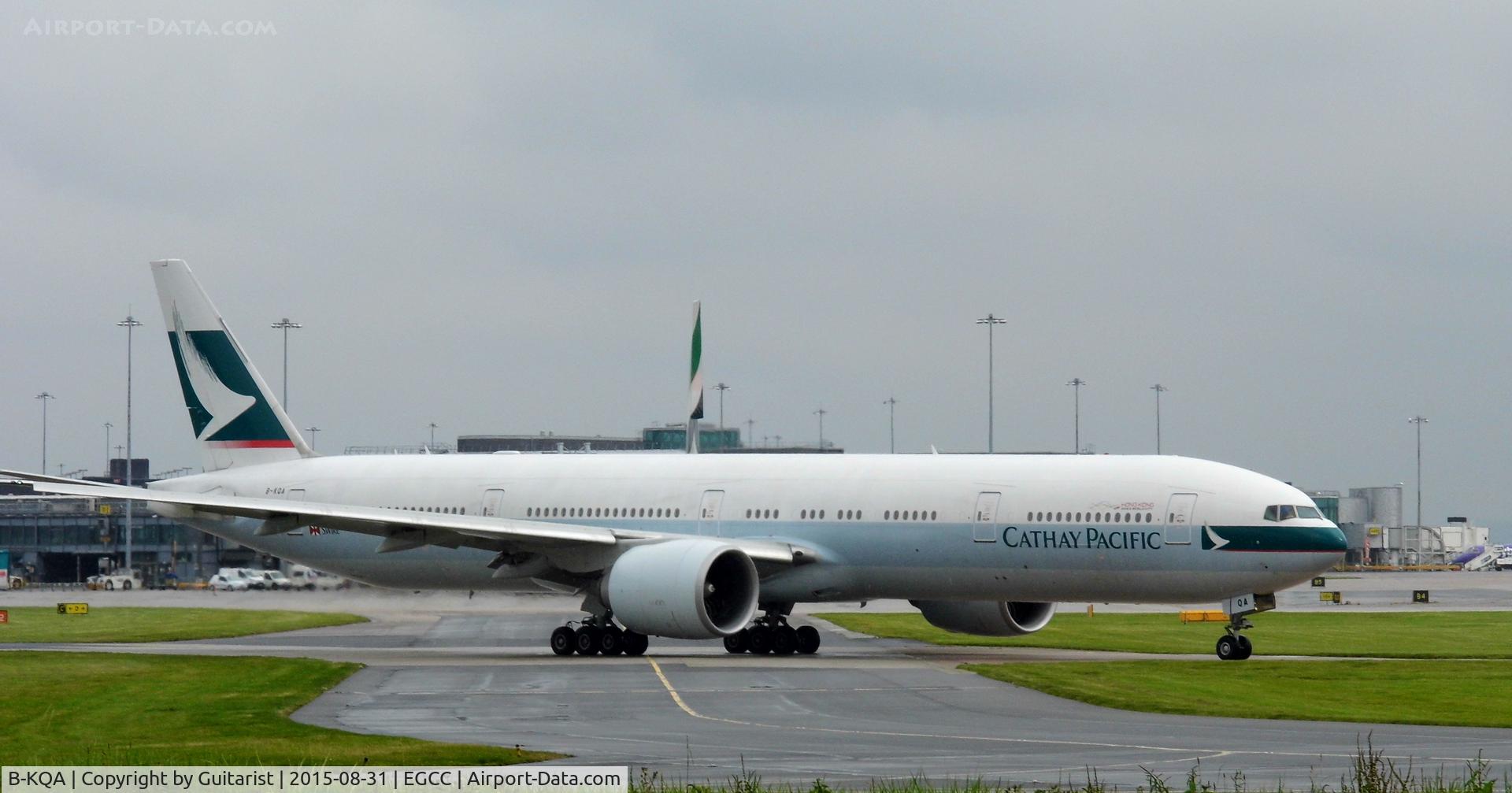 B-KQA, 2012 Boeing 777-367/ER C/N 37898, At Manchester