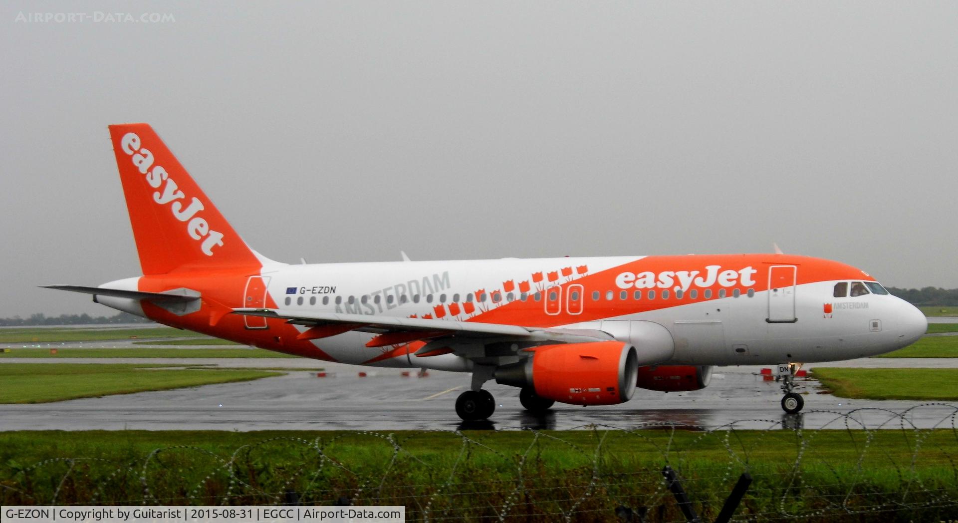 G-EZON, 2015 Airbus A320-214 C/N 6605, At Manchester