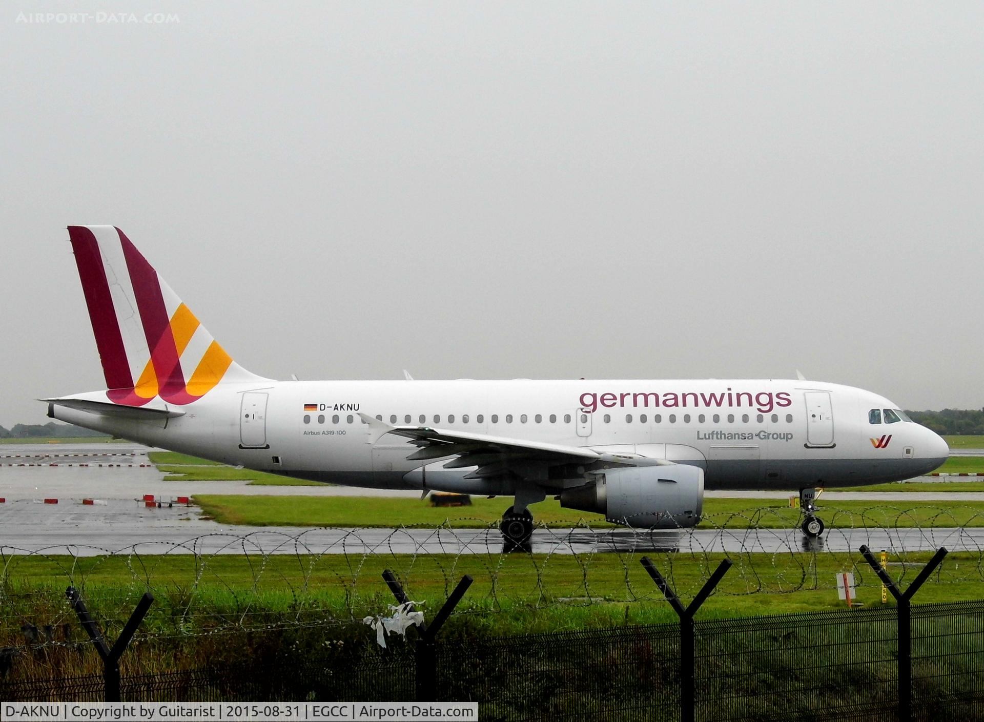D-AKNU, 2005 Airbus A319-112 C/N 2628, At Manchester