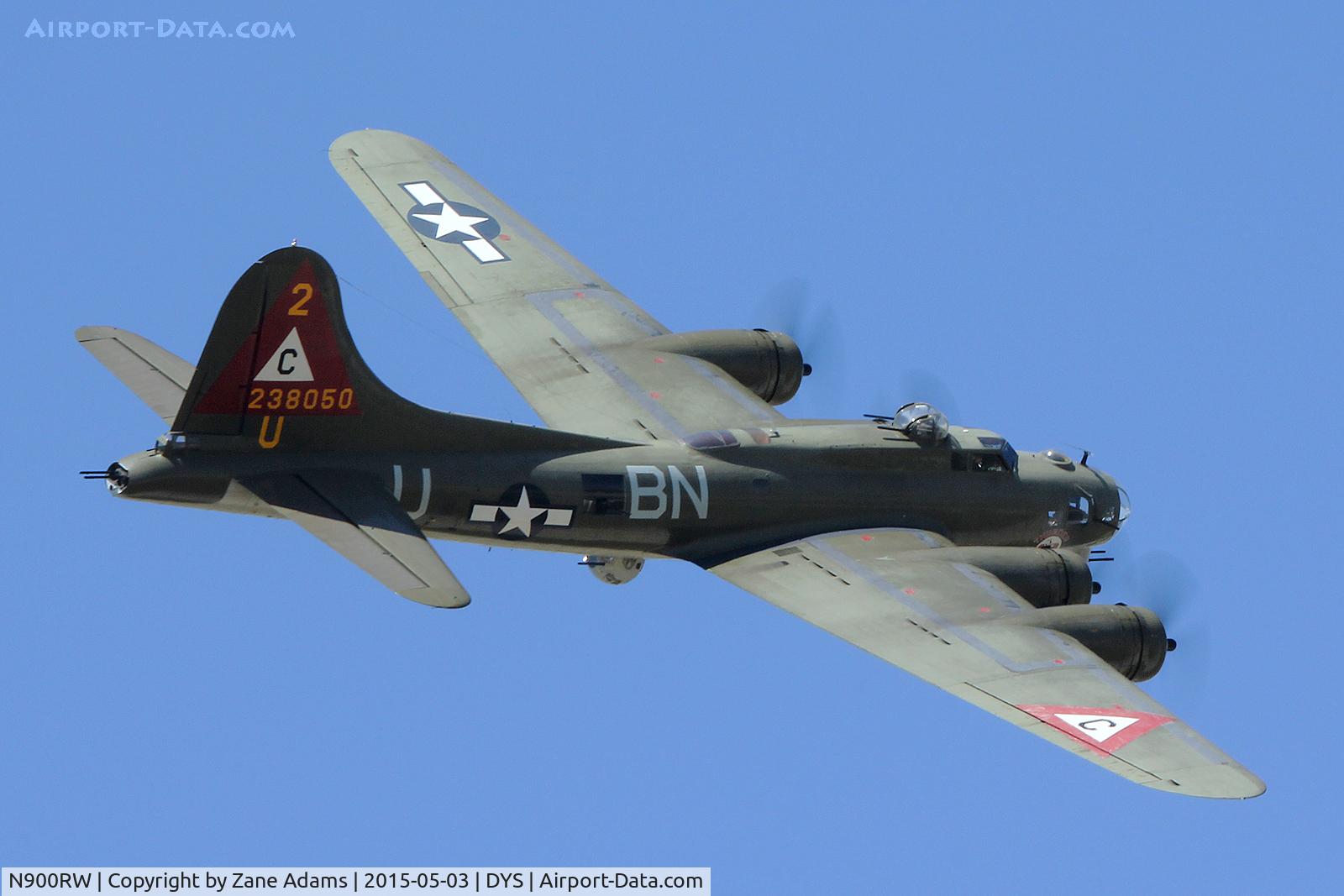 N900RW, 1944 Boeing B-17G Flying Fortress C/N 8627, At the 2015 Big Country Airshow - Dyess AFB, Texas