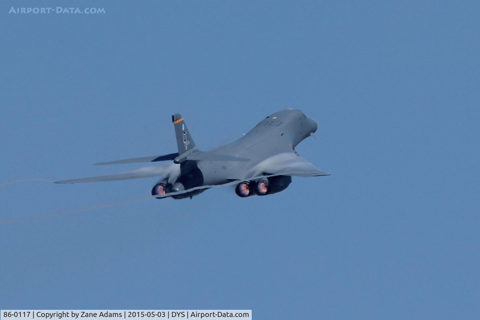 86-0117, 1986 Rockwell B-1B Lancer C/N 77, At the 2015 Big Country Airshow - Dyess AFB, Texas