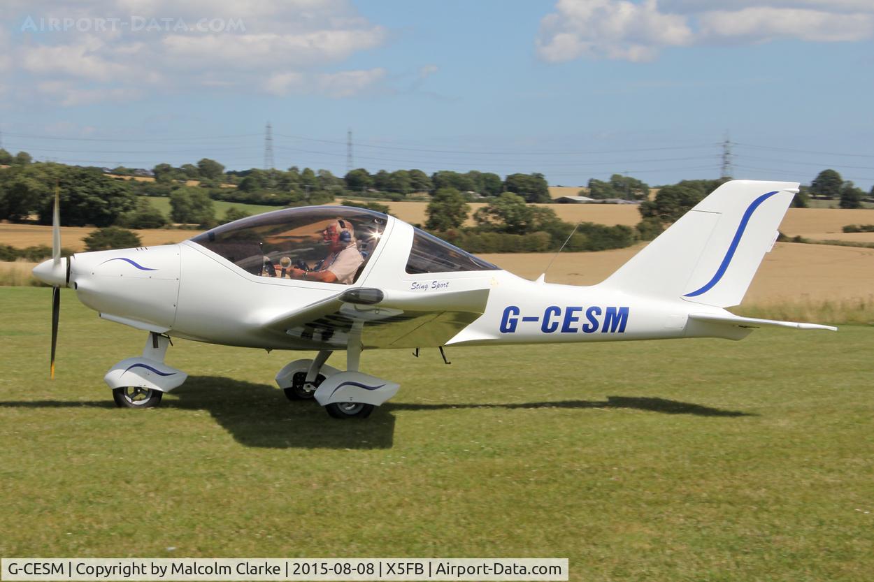 G-CESM, 2011 TL Ultralight TL-2000 Sting Sport C/N LAA 347-14801, TL Ultralight TL-2000 Sting Sport at Fishburn Airfield, August 8th 2015.