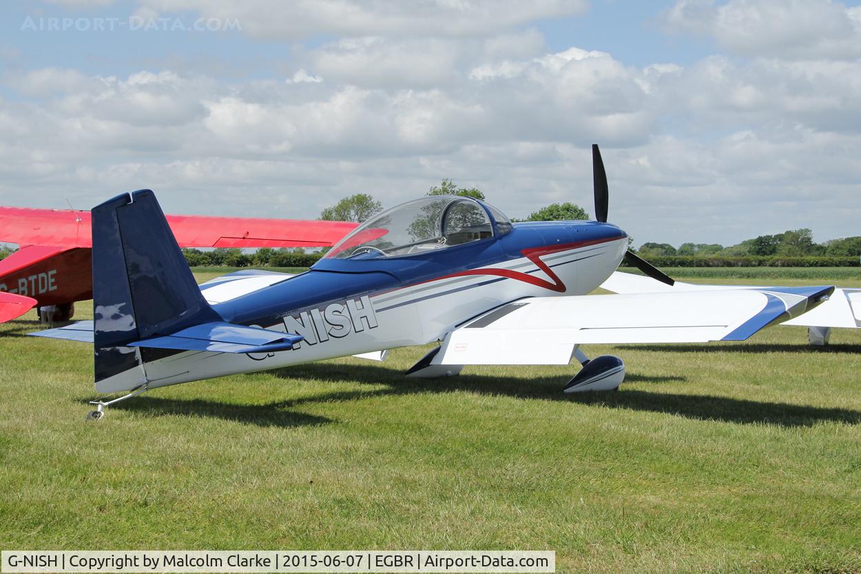 G-NISH, 2012 Vans RV-8 C/N PFA 303-13187, Vans RV-8 at The Real Aeroplane Club's Radial Engine Aircraft Fly-In, Breighton Airfield, June 7th 2015.