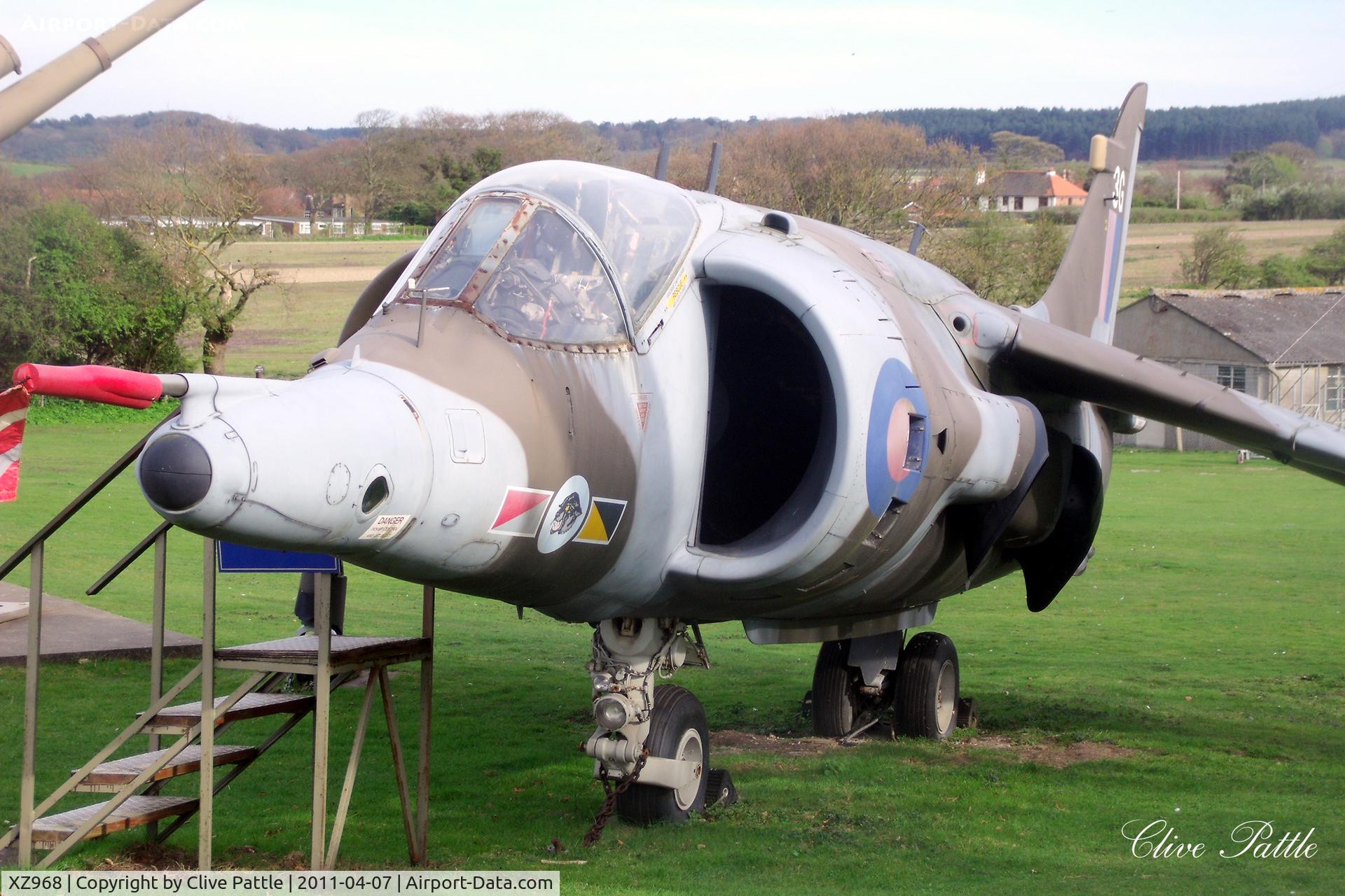 XZ968, 1980 Hawker Siddeley Harrier GR.3 C/N 712204, Pictured at the Muckleburgh Collection, at Weybourne, Norfolk (west of Cromer on the A149)