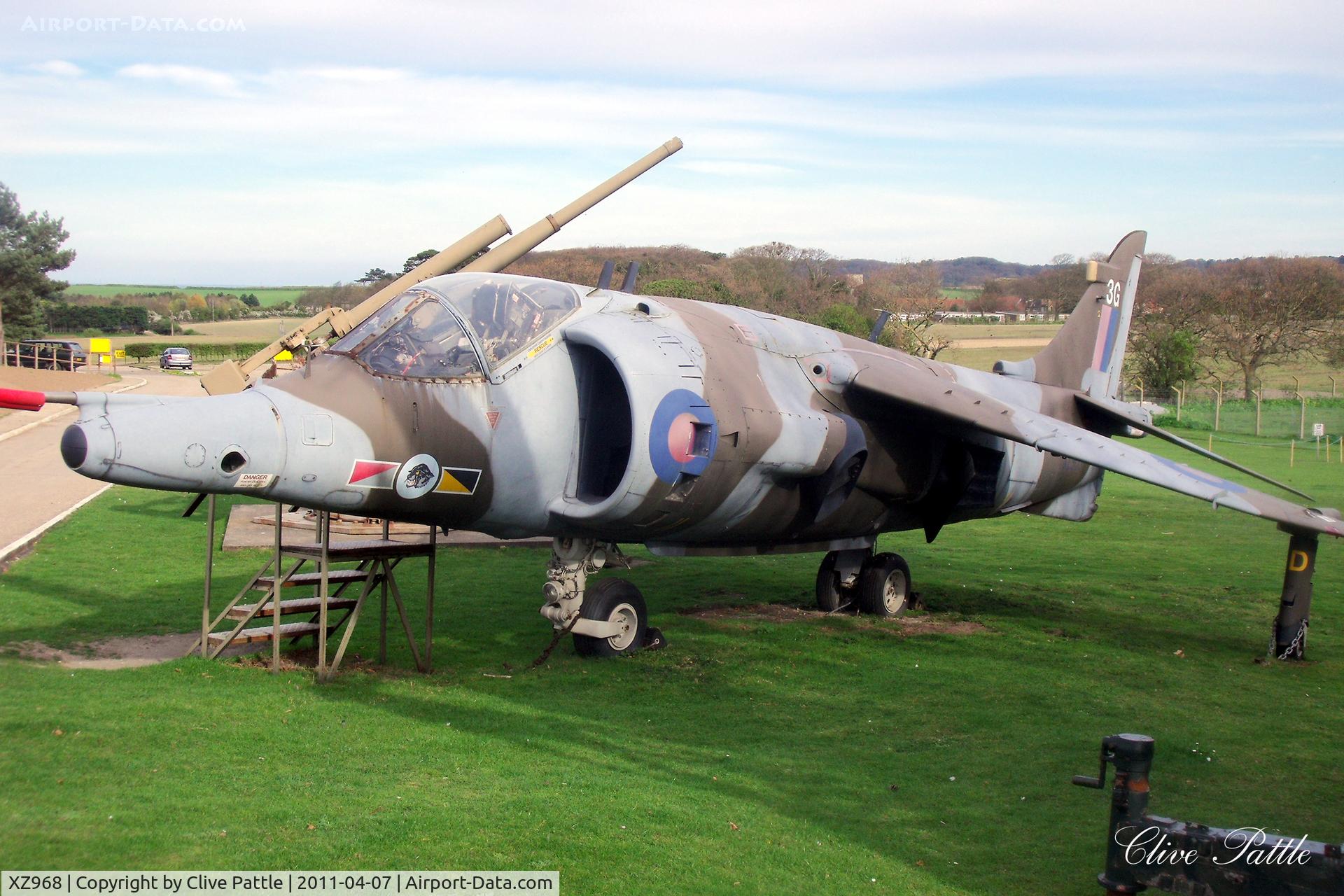 XZ968, 1980 Hawker Siddeley Harrier GR.3 C/N 712204, Pictured at the Muckleburgh Collection, at Weybourne, Norfolk (west of Cromer on the A149)