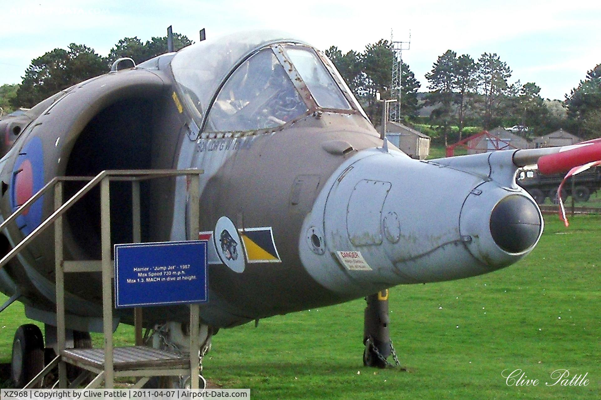 XZ968, 1980 Hawker Siddeley Harrier GR.3 C/N 712204, Pictured at the Muckleburgh Collection, at Weybourne, Norfolk (west of Cromer on the A149)