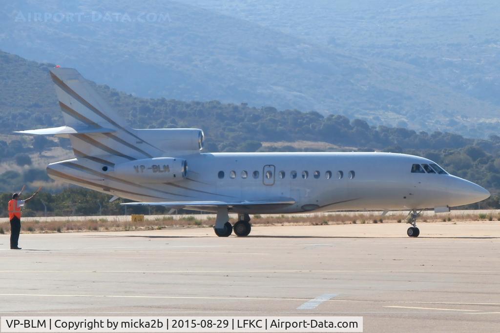 VP-BLM, 1989 Dassault Falcon 900 C/N 72, Taxiing