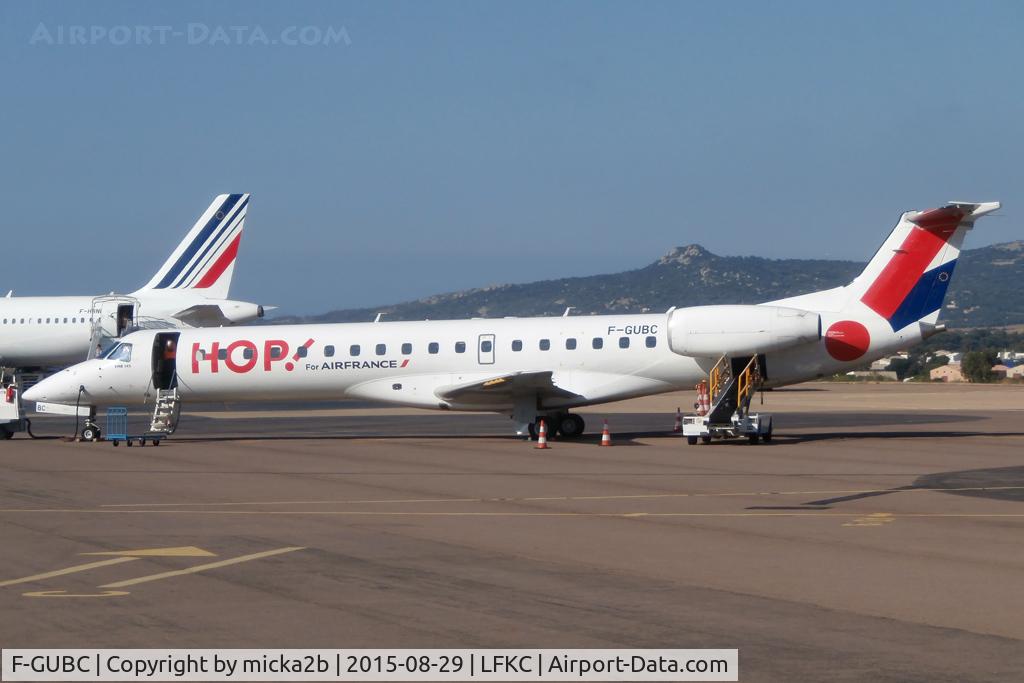 F-GUBC, 2002 Embraer ERJ-145LR (EMB-145LR) C/N 145556, Parked